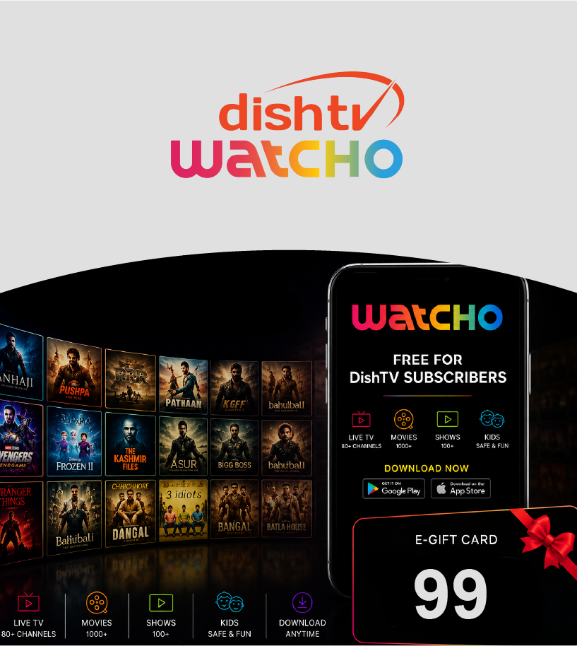 Watcho Dish TV E-Gift Card-99