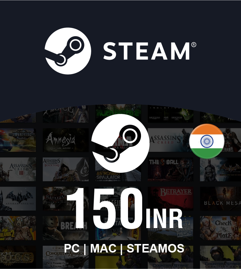 Steam Wallet INR 150