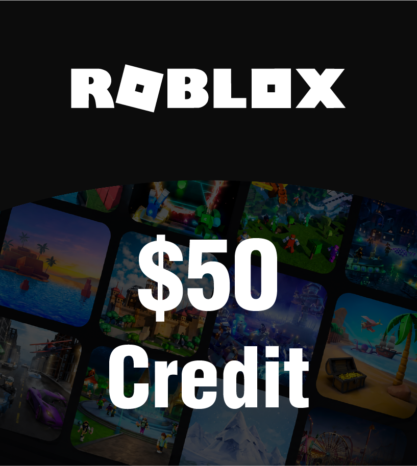 Roblox Gift Card Code - $50 Credit
