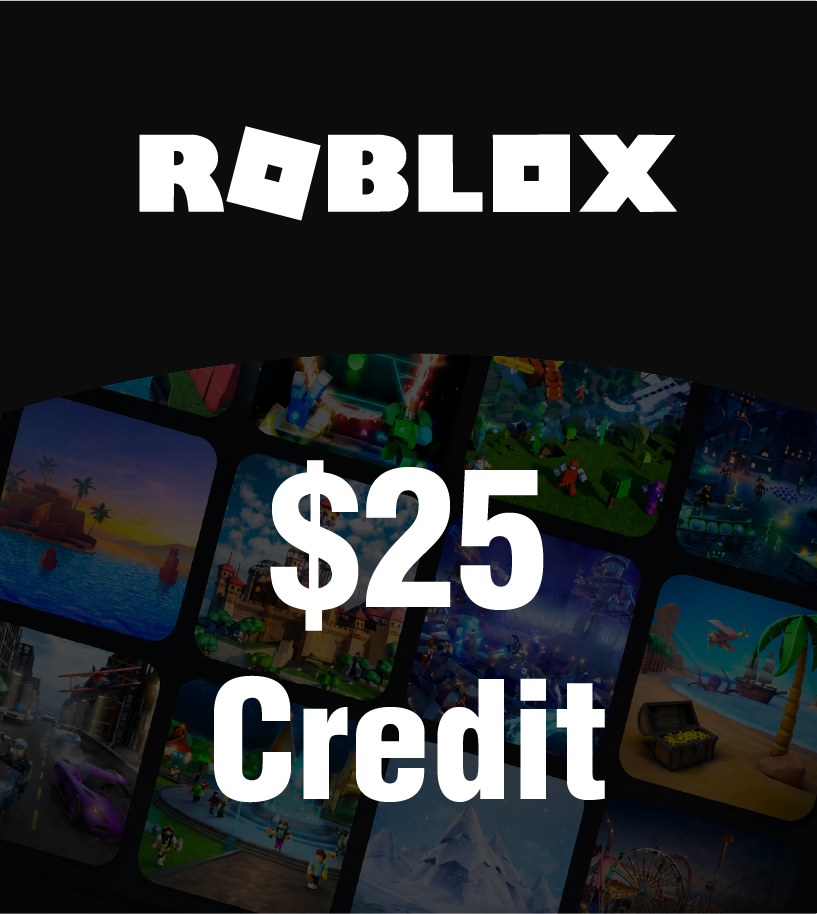 Roblox Gift Card Code - $25 Credit