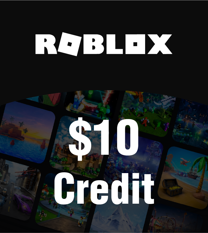 Roblox Gift Card Code - $10 Credit
