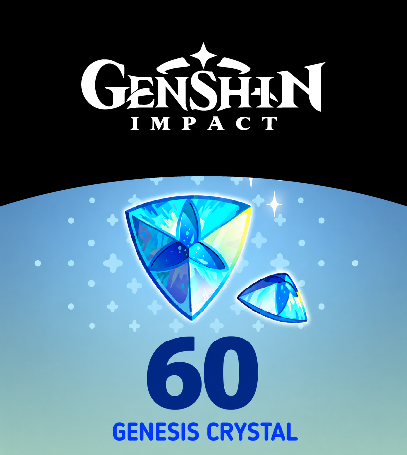 Genshin Impact 60 Genesis Crystals