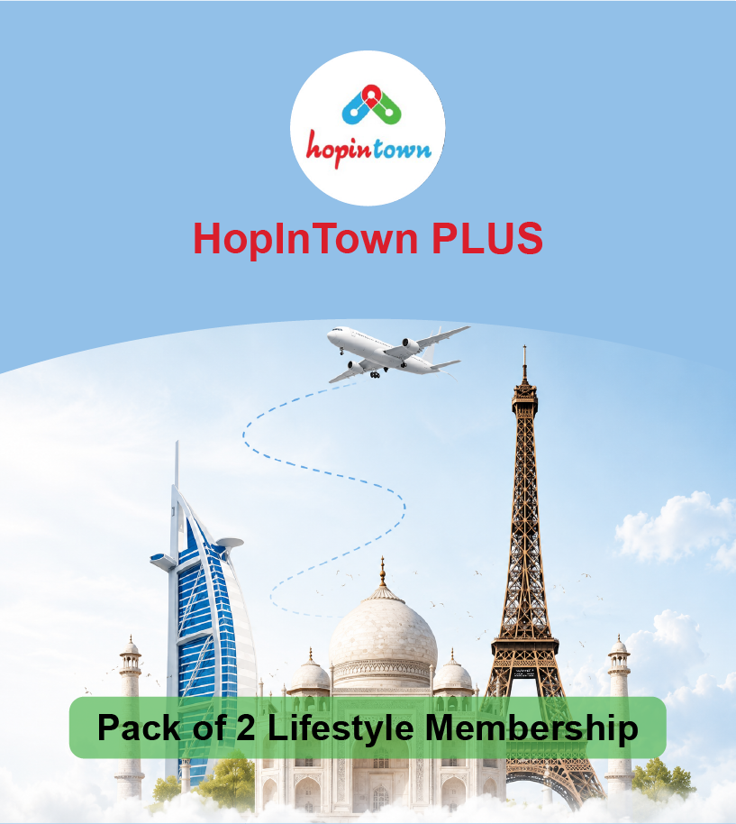 HopInTown PLUS Pack of 2 Lifestyle Membership E-Gift Card