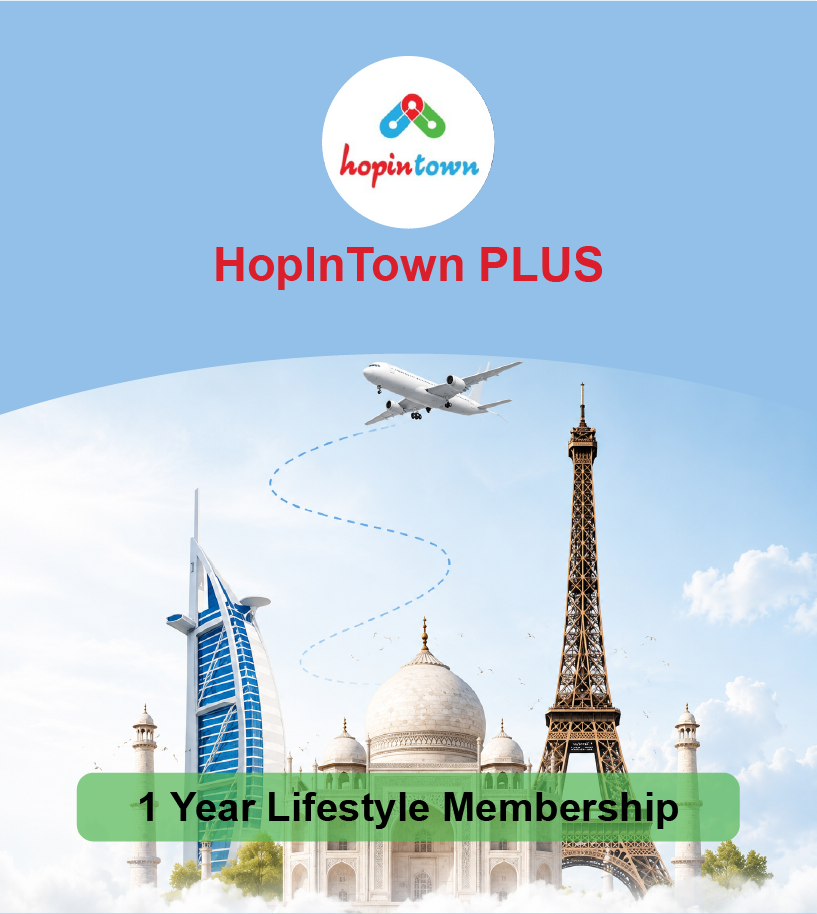 HopInTown PLUS 1 Year Lifestyle Membership E-Gift Card