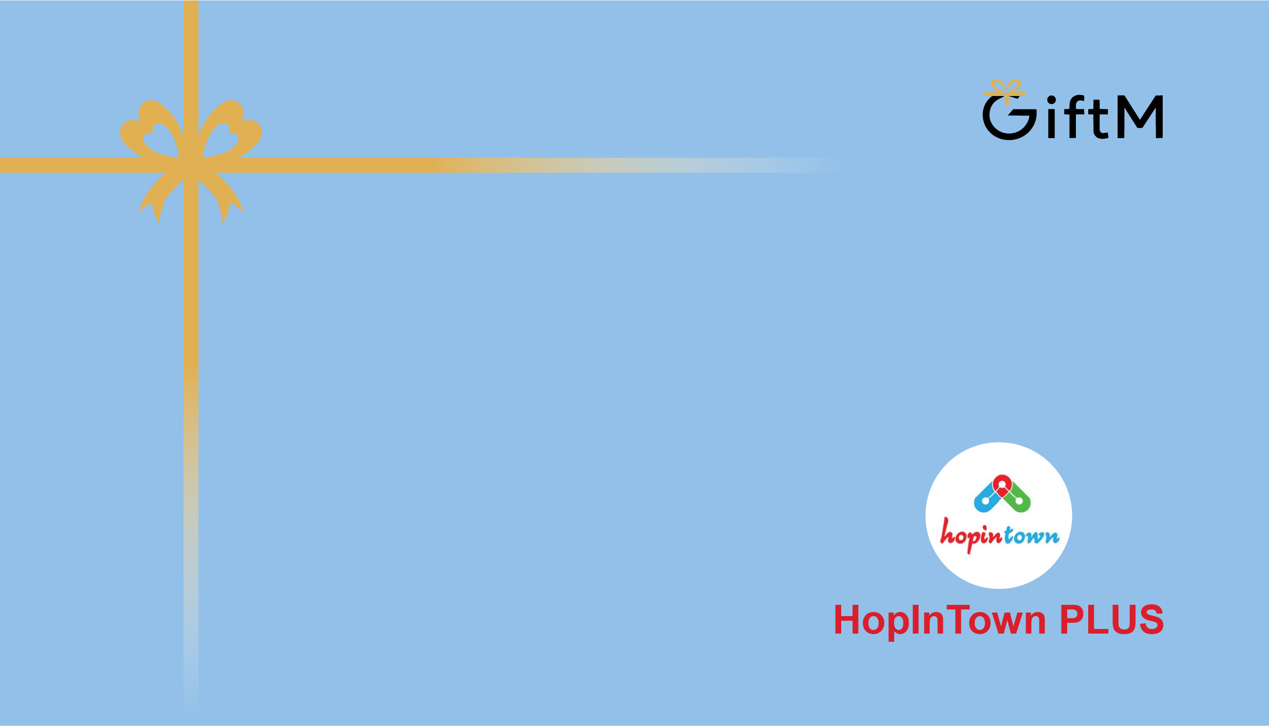 HopInTown PLUS 1 Year Lifestyle Membership E-Gift Card