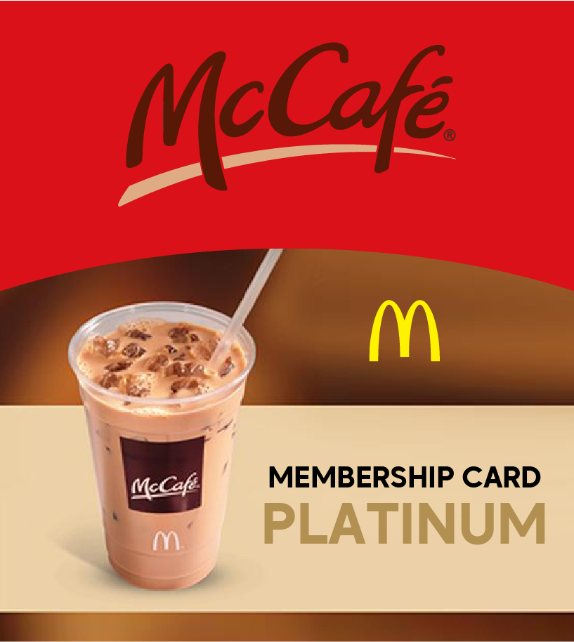 McDonald’s McCafe Membership Card - Platinum