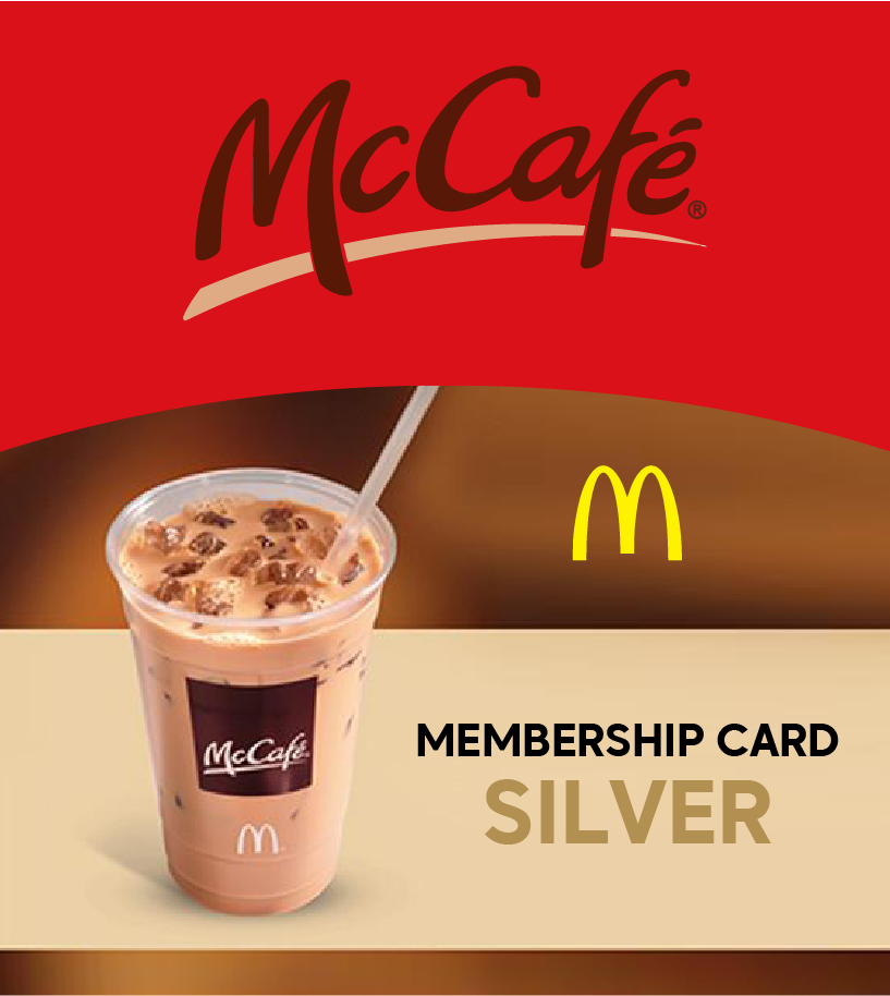 McDonald’s McCafe Membership Card - Silver