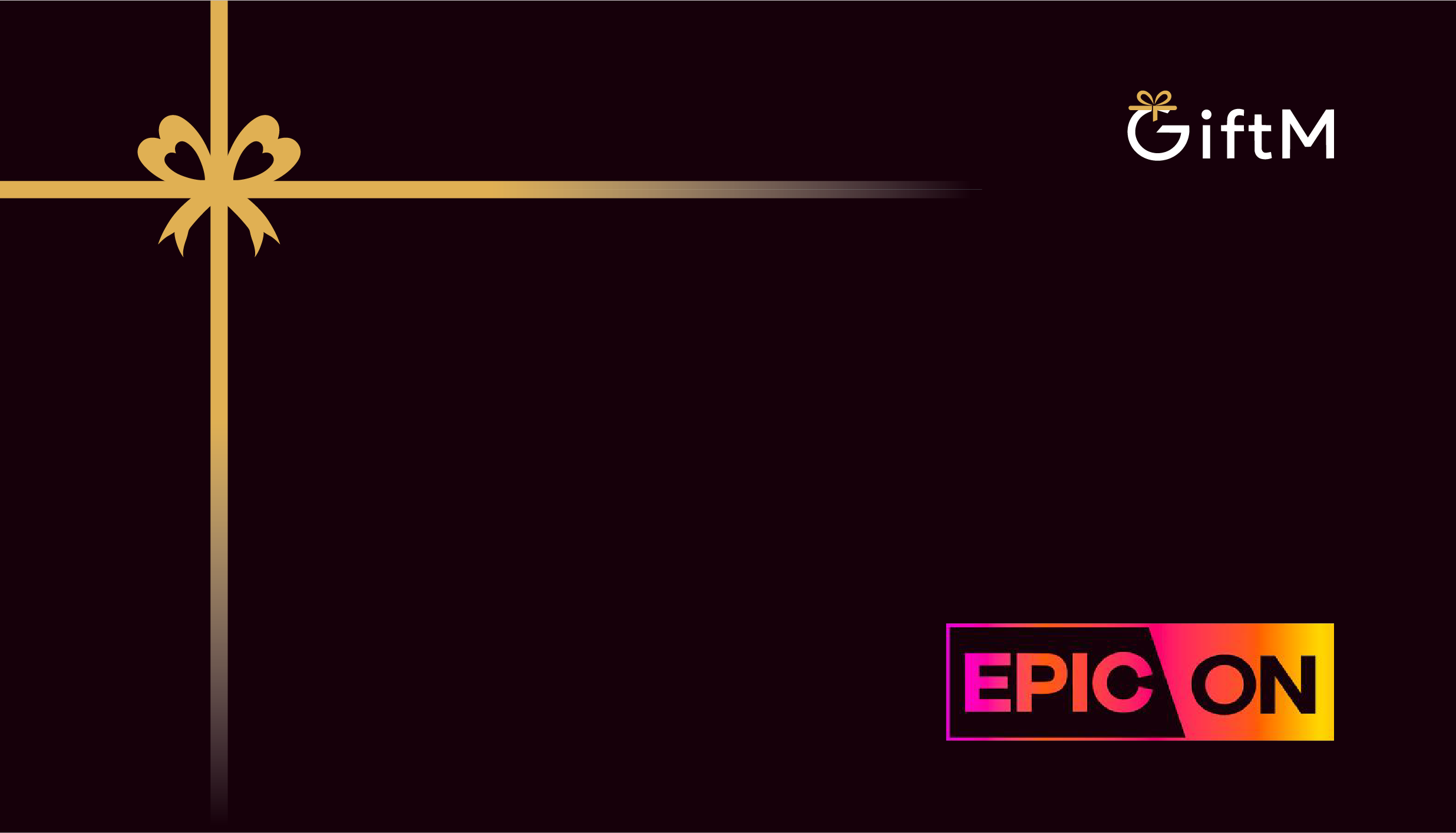 Epic On  E-Gift Cards-3 month subscription