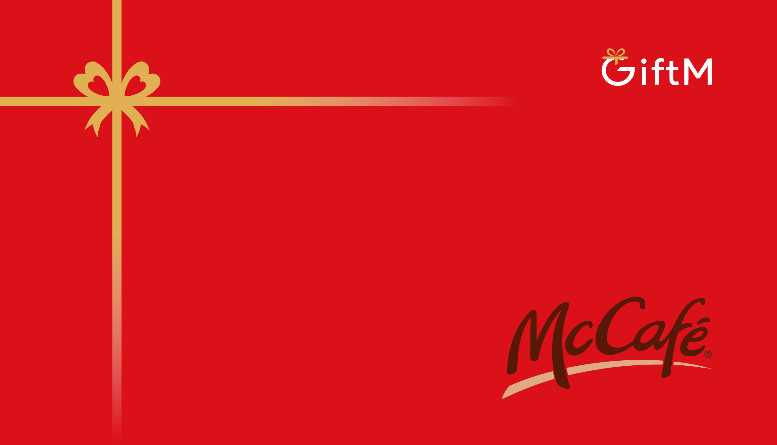 McDonald’s McCafe Membership Card - Gold