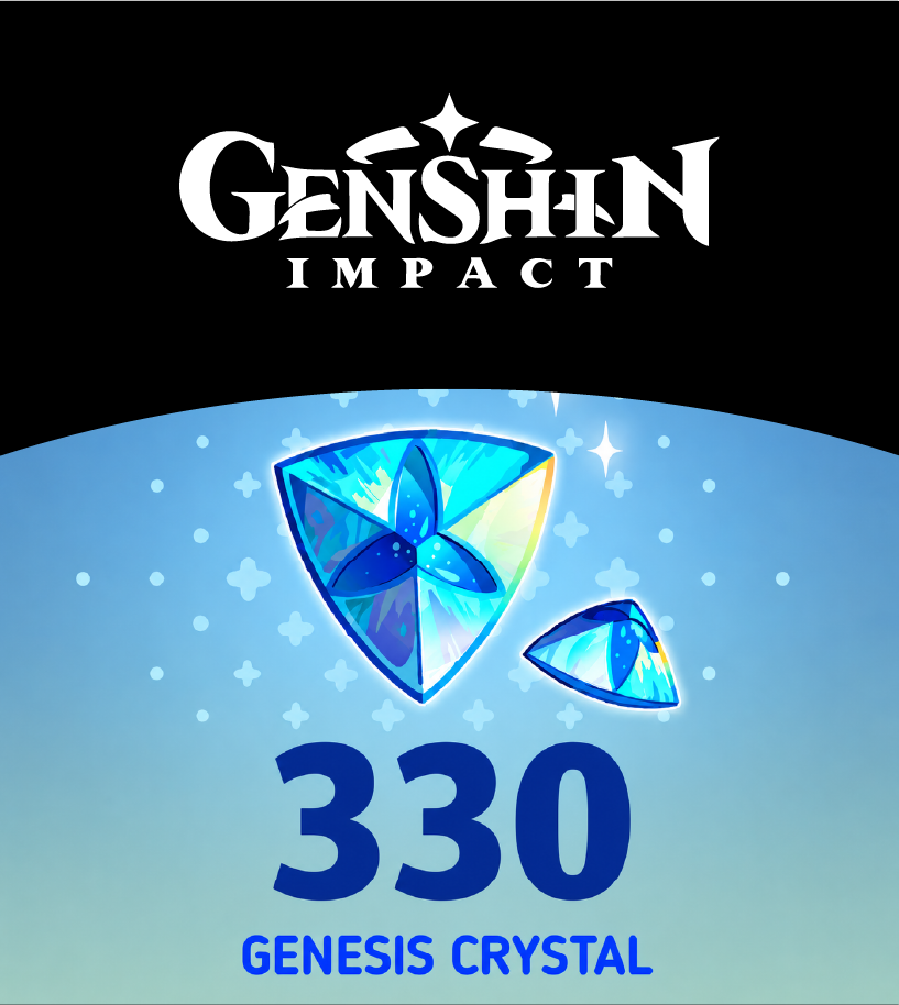 Genshin Impact 330 Genesis Crystals